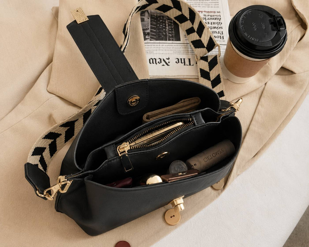 Bolso Cubo Correa Ancha