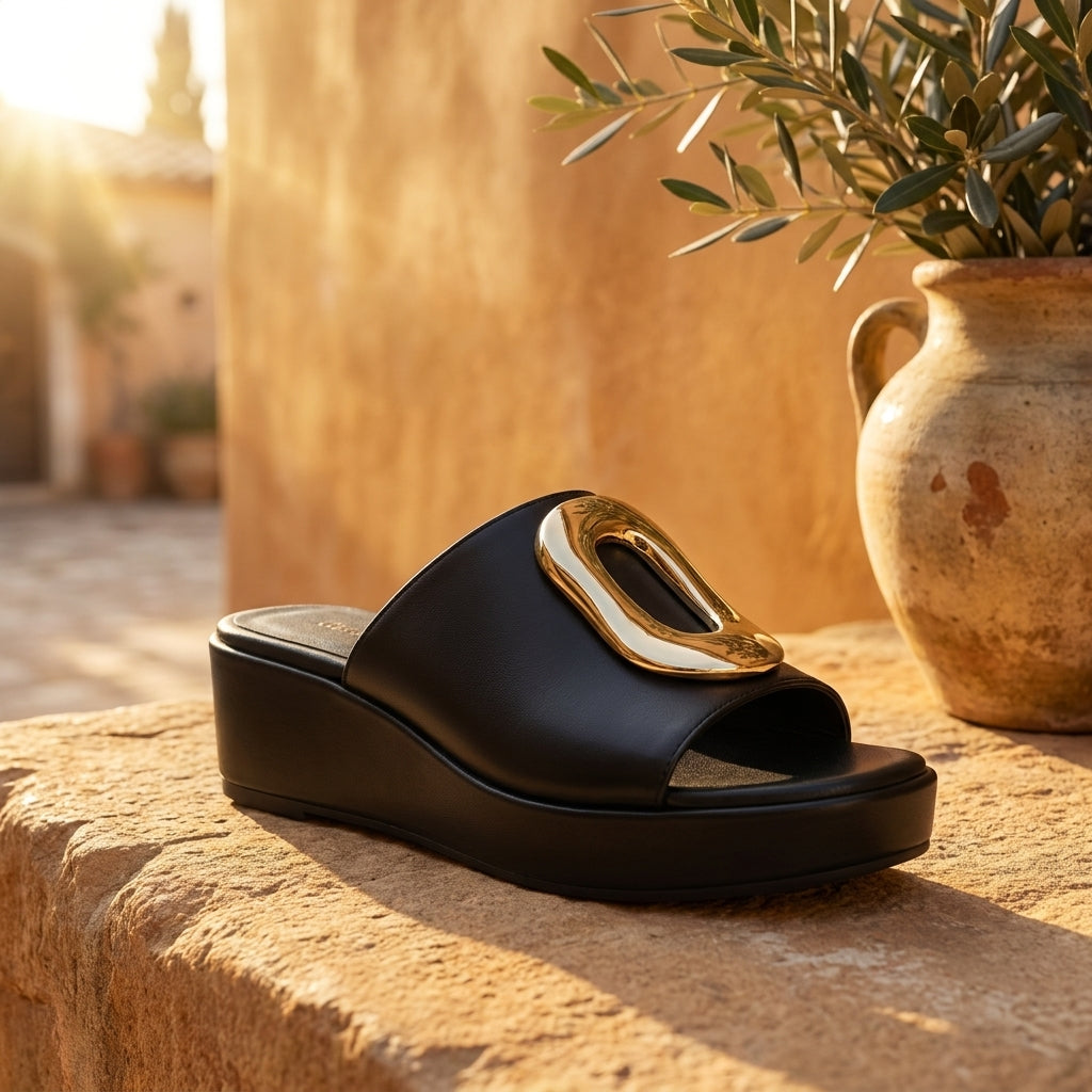 Sandalias de Plataforma - Comodidad y Estilo Mediterraneo