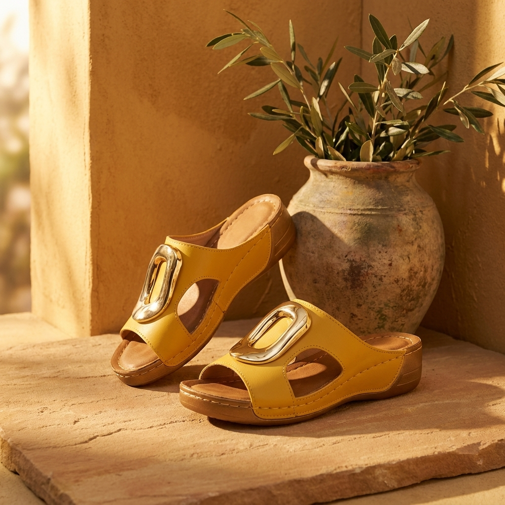 Sandalias de Plataforma - Comodidad y Estilo Mediterraneo
