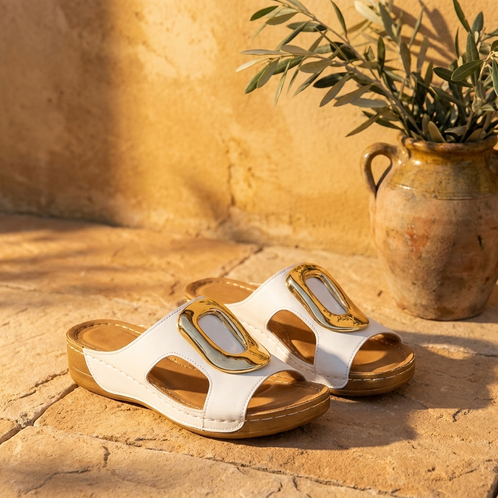 Sandalias de Plataforma - Comodidad y Estilo Mediterraneo
