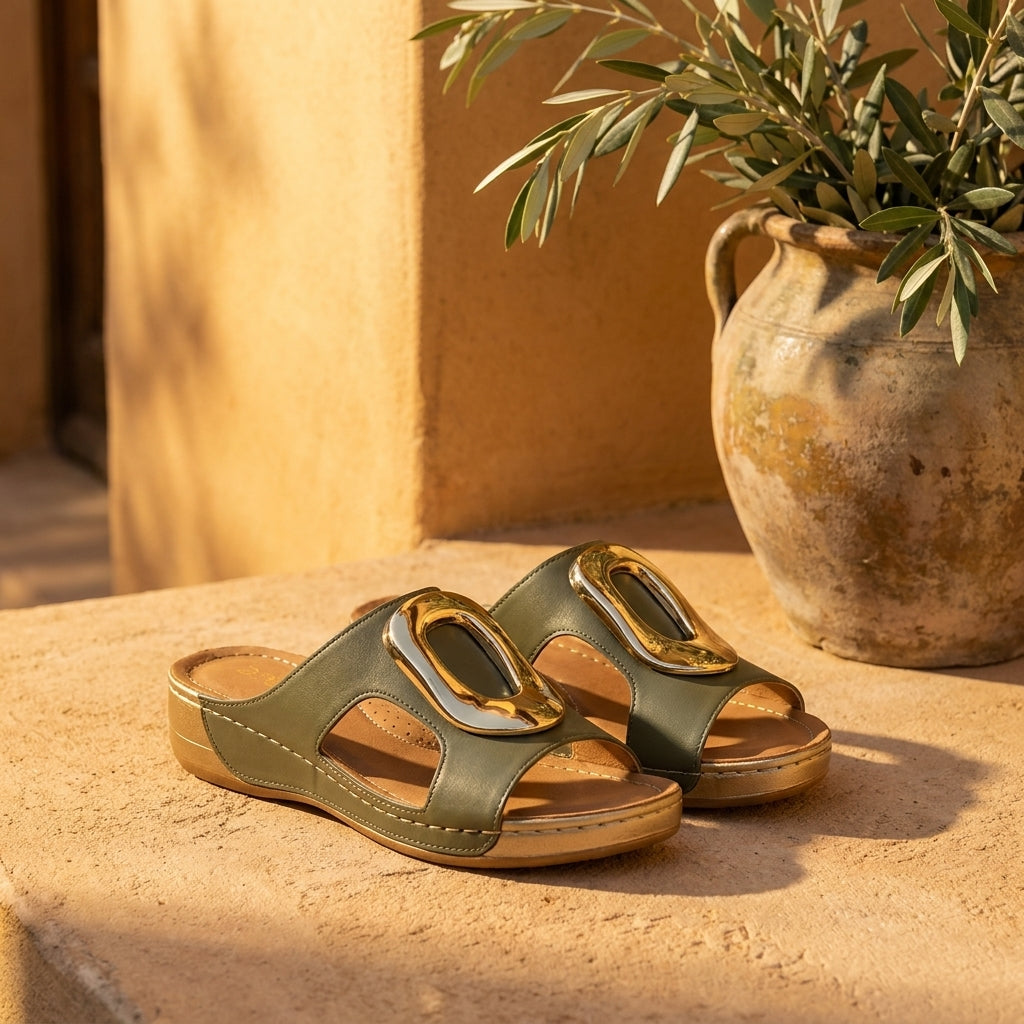 Sandalias de Plataforma - Comodidad y Estilo Mediterraneo