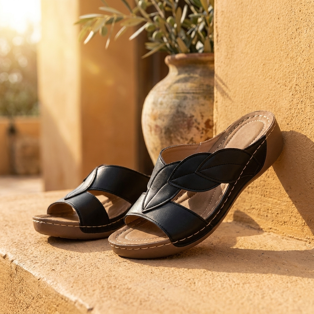 Sandalias de Cuero Ligeras - Comodidad Mediterranea