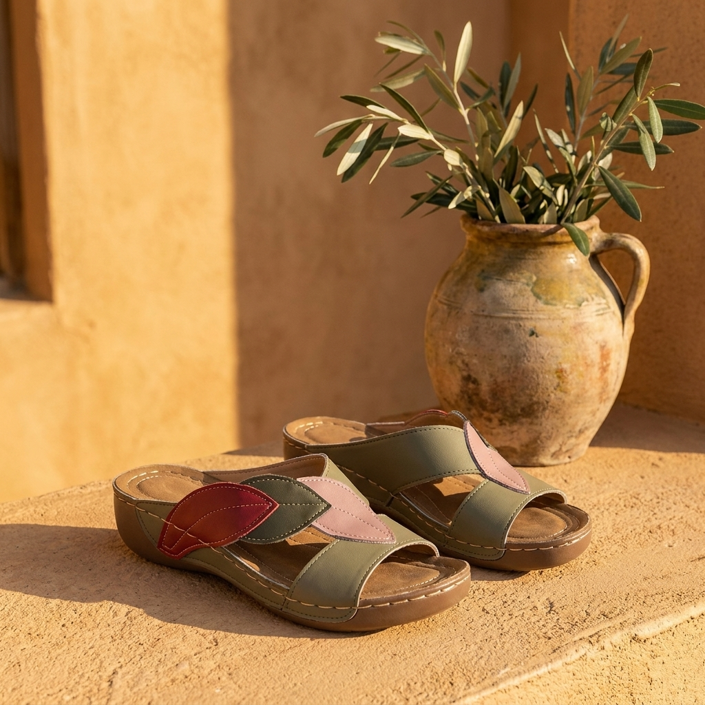 Sandalias de Cuero Ligeras - Comodidad Mediterranea