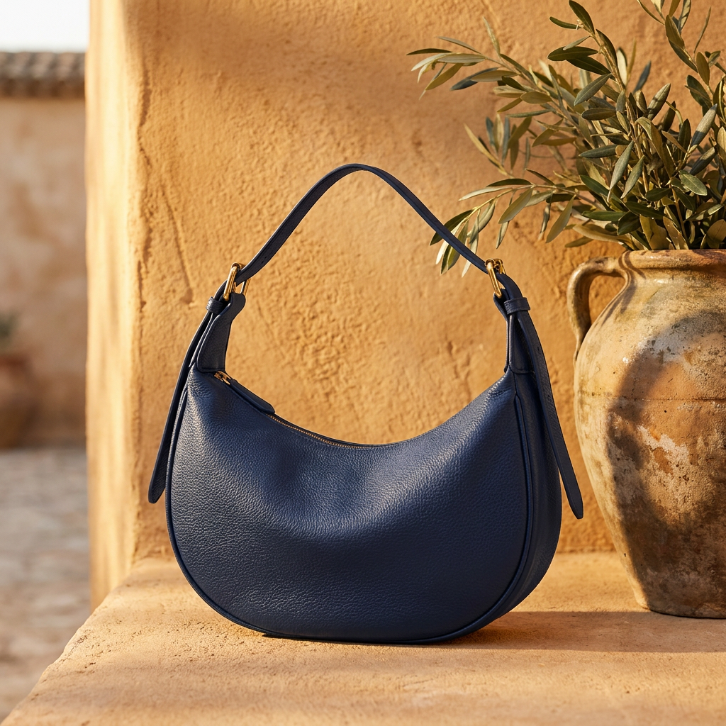 Bolso Hobo Cuero Microfibra Gran Capacidad Mujer
