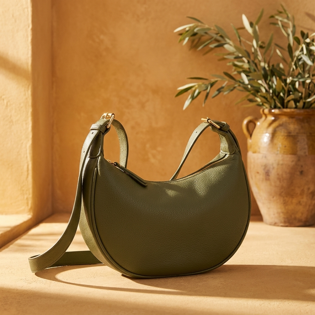 Bolso Hobo Cuero Microfibra Gran Capacidad Mujer