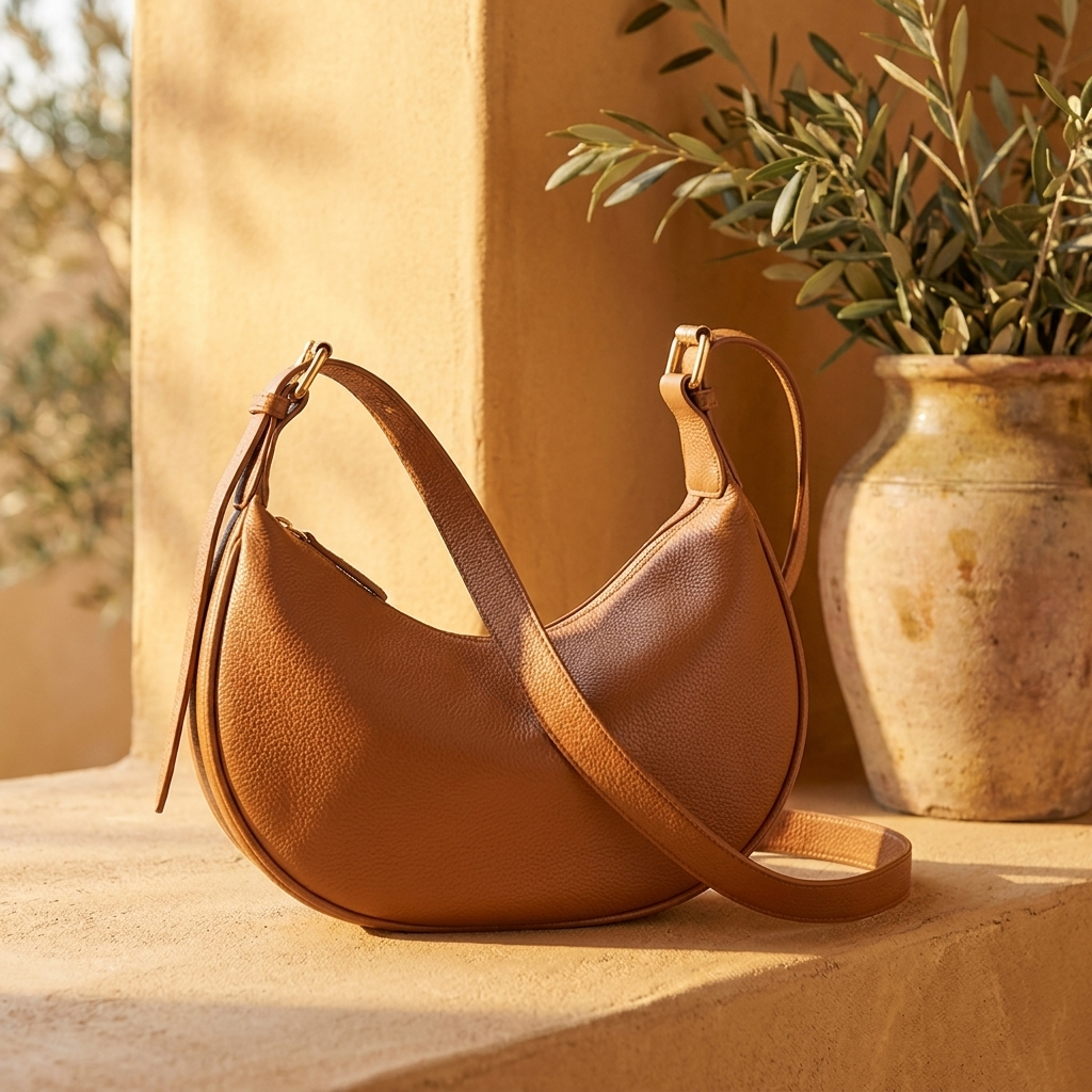Bolso Hobo Cuero Microfibra Gran Capacidad Mujer